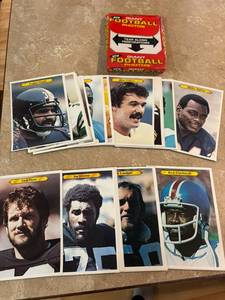 lot 209 image: 1980 Topps Giant Football Photos Set, Walter Payton, Joe Greene, Franco Harris, More
