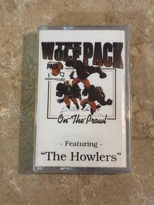 lot 212 image: Green Bay Packers The Wolf Pack Cassette Tape Featuring The Howlers