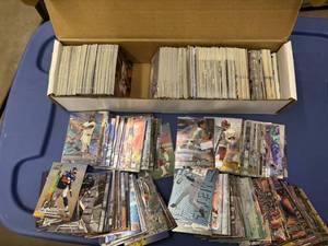 lot 229 image: Box of Metal Sports Cards, Really Cool Cards and Star Players, Barry Bonds and More