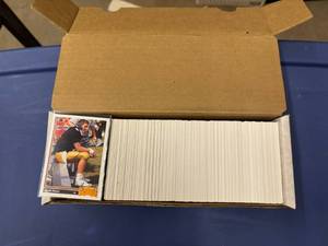 lot 239 image: 1991 Upper Deck Football Card Set, Brett Favre Rookie Card Included.