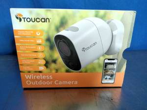 lot 5 image: Toucan wireless outdoor security camera.