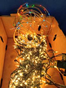 lot 10 image: Lot of Christmas Lights and Bulbs