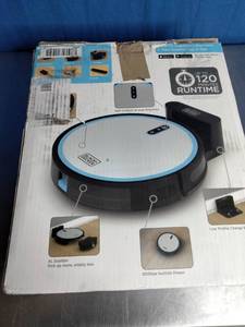 lot 26 image: BlackDecker ROBOSERIES Robot Vacuum with Mapping Technology