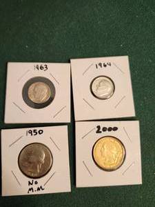 lot 116 image: 2 Dimes 2 Quarters