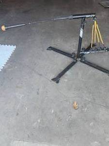 lot 105 image: SKLZ Hit-A-Way batting trainer,