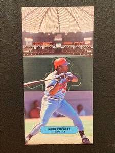 1987 Donruss All-Stars Kirby Puckett baseball card.