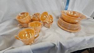 lot 109 image: Lot of Fire King Dishes as Pictured