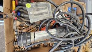 lot 132 image: Tool Lot, Allen Wrenches, Screwdrivers, Pipe Wrench, Needle Nose Pliers, etc