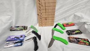 lot 144 image: Lot of 6 Lockback Knives