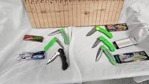 lot 145 image: Lot of 6 Lockback Knives