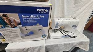 lot 172 image: Brother XR 4040 Sewing Machine, Gently Used, Like New, In Box