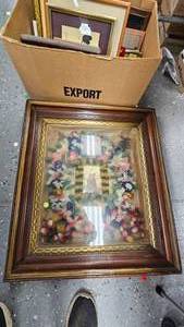 lot 178 image: Folk Art Picture, Very Unique Piece