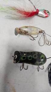 lot 192 image: Three Vintage Lures as shown in Picture