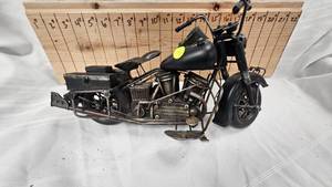 lot 224 image: Metal Motorcycle Sculpture