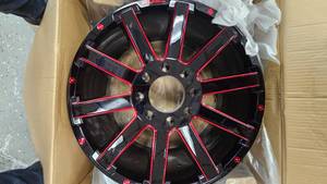lot 210 image: Fuel Brand RedBlack Rim, Part D643