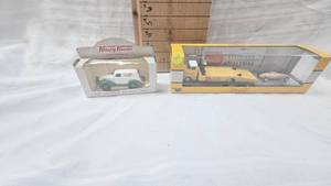 lot 158A image: 2023 164 scale 1958 Coke Car Hauler with Indy Car and Kispy Kreem 1931 Chevy Delivery Truck