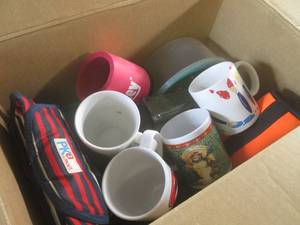 lot 128 image: (A-3) Coffee Cups Kitchen Storage B...