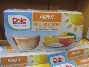 lot 153 image: (B-2) 6 - 4-Packs of Dole Parfait P...