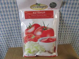 lot 158 image: (B-2) 12 Pouches of Mrs. Wages Ketc...