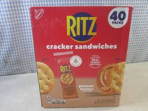 lot 163 image: (B-2) 40 Packs of Ritz Peanut Butte...