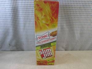 lot 167 image: (B-1) Box of 18 Slim Jim Sonic Chil...