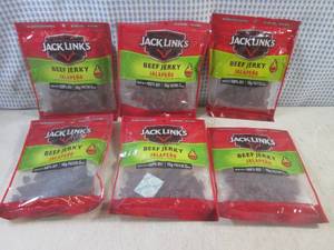lot 183 image: (B-3) 6 Bags of Jack Links Jalapeno...