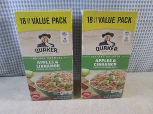 lot 192 image: (B-2) 2 Boxes of Quaker Apples & Ci...