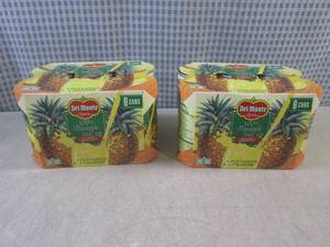 lot 193 image: (B-3) 2 6-Packs Del Monte 100% Pine...