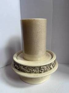 lot 22 image: Candle and Pedestal