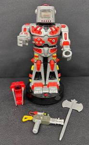 lot 27RO image: Toy Island Video Robot with Accessories