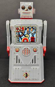 lot 77RO image: Rocket USA R-1 Robot Tin Toy 2000