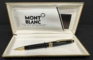 lot 17 image: Montblanc Meisterstuck Black and Gold Mechanical Pencil with Case