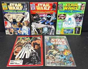lot 20C image: Star Wars Technical Journal Magazines, TIME Magazine, and Marvel Comic Lot