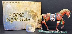 lot 22 image: Westland Horse of a Different Color Seminole Figurine with Box