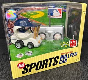 lot 25 image: KG Sports Radio Control Bullpen Car MLB Toy, Sealed Box