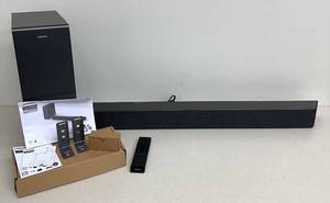 lot 34 image: Philips Soundbar 8000 Series TAB8957B with Wireless Subwoofer and Remote