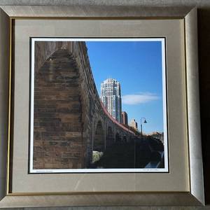 lot 37 image: Framed Art Photograph Sweeping Arches by D. Kahler