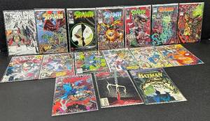 lot 38C image: Collection of 15 Spawn and Venom Comic Books with Detective Comics Batman Issue