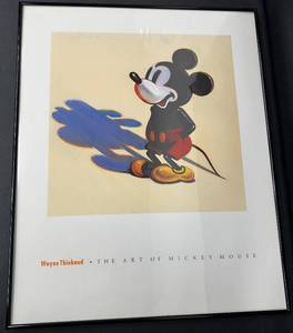 lot 39A image: Wayne Thiebaud The Art of Mickey Mouse Framed Poster