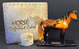 lot 58 image: Horse of a Different Color Sunset Mustang Limited Edition Figurine with Box
