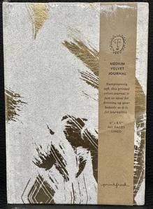 lot 60 image: Sealed Printfresh Medium Velvet Journal 6 x 8.5 360 Lined Pages
