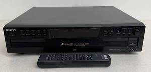 lot 75 image: Sony CDP-CE375 5-Disc CD Changer with Remote