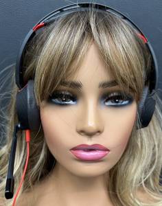 lot 80 image: Plantronics Poly Blackwire Model C5200 USB Headset with Boom Microphone and Carrying Case