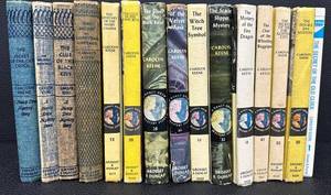 lot 84 image: Vintage Nancy Drew Mystery Books Collection by Carolyn Keene - Set of 15