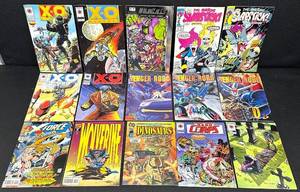 lot 89C image: Lot of 15 Assorted Comic Books Including X-O Manowar, Slapstick, Wolverine, Venger Robo