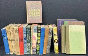 lot 91 image: Collection of 19 Antique and Vintage Hardcover Books Assorted Titles