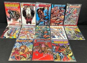 lot 98C image: Collection of 13 Youngblood and Team Youngblood Comic Books
