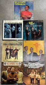 lot 100 image: Collection of 6 Vintage Folk and Caribbean Vinyl Records