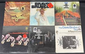 lot 109V image: Lot of 6 Vintage Jazz Vinyl Records Dave Brubeck Cannonball Adderley