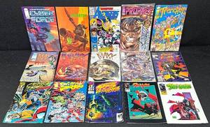 lot 112C image: Collection of 15 Comic Books Including Spawn, Street Fighter II, and Marvel Titles